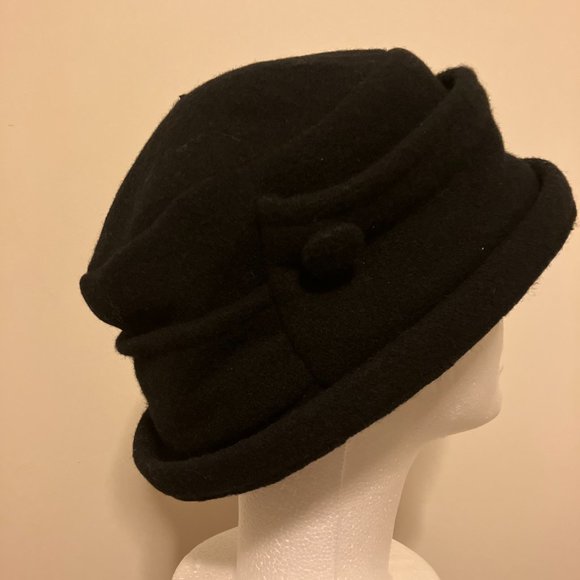 Scala Packable Wool Cloche Hat - Picture 5 of 9